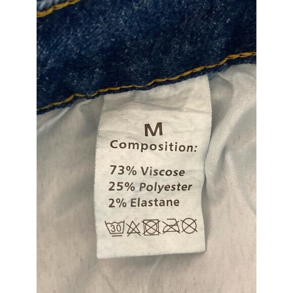 Women's High Waist Stretch Denim Jeggings Medium Blue M - Picture 2 of 7